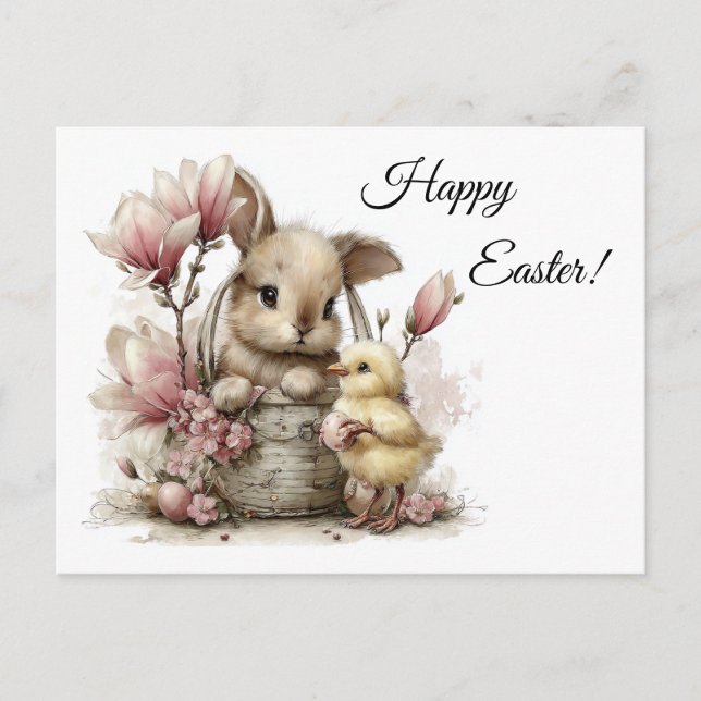Frohe Ostern  Postkarte (Vorderseite)