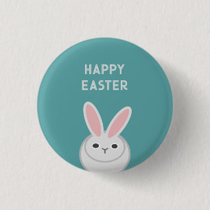 Frohe Ostern Postkarte Button