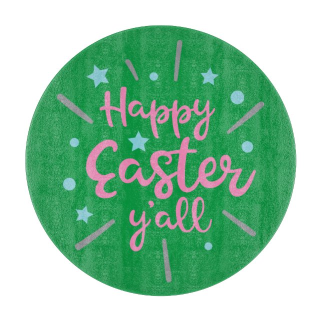 Frohe Ostern  Schneidebrett (Vorderseite)