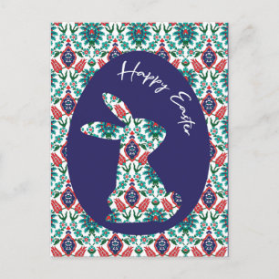 🐰 frohe Ostern 💙 ❤️ schöne türkische Kacheln, Postkarte