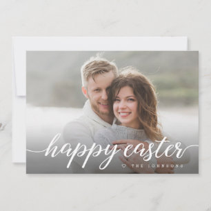Frohe Ostern Schriftzug Individuelles Foto Feiertagskarte
