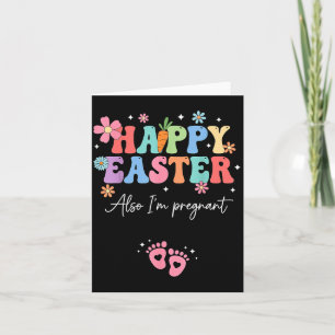 Frohe Ostern Schwangerschaftsankündigung Neue Mutt Karte