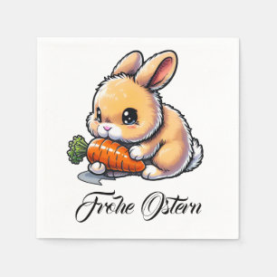 Frohe Ostern Serviette