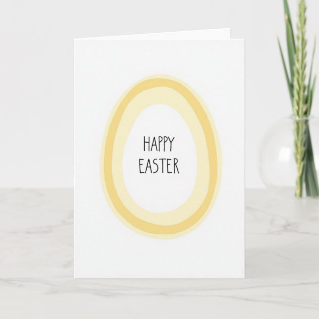 Frohe Ostern Sonnenhalo Karte (Vorderseite)