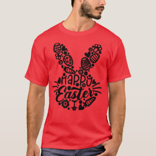 Frohe Ostern, sonniges Gesicht, Männer Frauen Kind T-Shirt