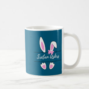 Frohe Ostern Sretan Uskrs kroatische Grafik-Neuhei Kaffeetasse