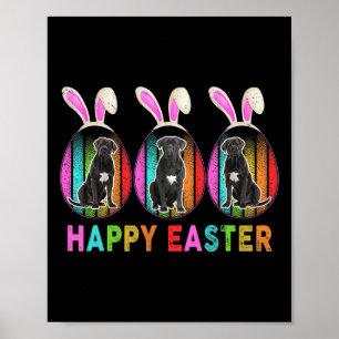 Frohe Ostern Süßer Hase Cane Corso Hunde Liebhaber Poster