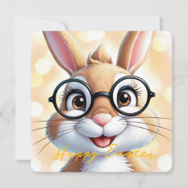 Frohe Ostern süßer Hase  Feiertagskarte