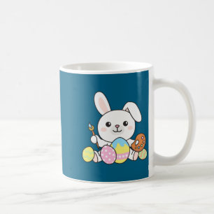 Frohe Ostern Süßer Hase Für Ostern Mit Osterei Kaffeetasse