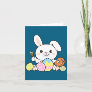 Frohe Ostern Süßer Hase Für Ostern Mit Osterei Karte