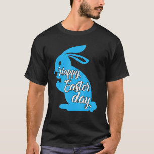 Frohe Ostern süßer Hase mit Eiern Ostern Frauen T-Shirt