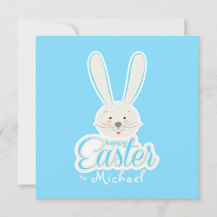 Frohe Ostern Süßer Hase Ostereier Jagdparty Feiertagskarte