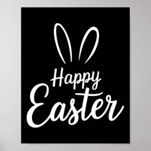Frohe Ostern Süßer Hase Osterhase Ostertag Jungen  Poster