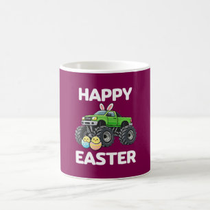 Frohe Ostern Süßer Monstertruck Kinder Kaffeetasse