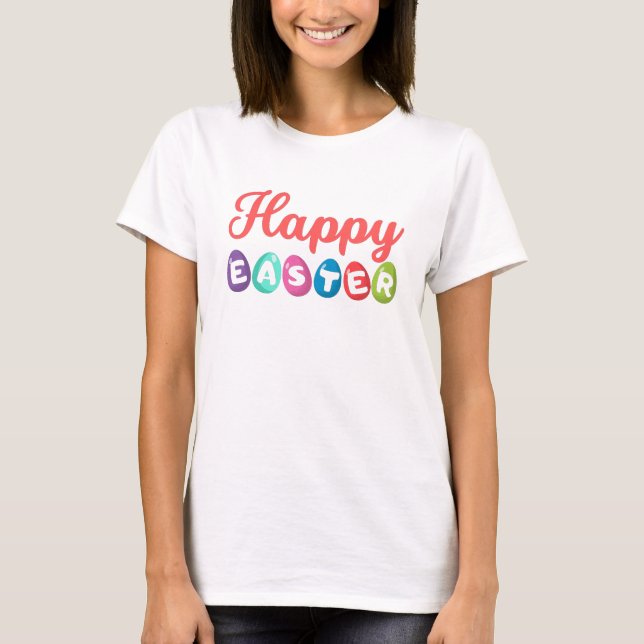 Frohe Ostern T-Shirt (Vorderseite)