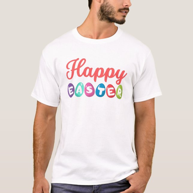 Frohe Ostern T-Shirt (Vorderseite)