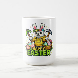 Frohe Ostern Tag Hase Ei Gamer Video Kaffeetasse