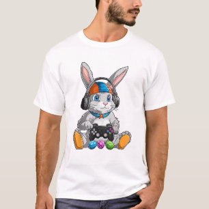 Frohe Ostern Tag Hase Ei Lustig Jungen Mädchen Kin T-Shirt