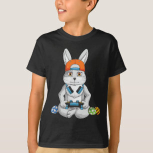 Frohe Ostern Tag Hase Ei Lustige Jungen Mädchen Ki T-Shirt