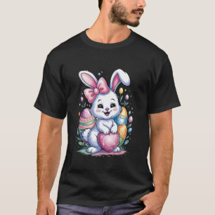 Frohe Ostern Tag Hase Eier Niedlich Frohe Ostern H T-Shirt