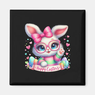 Frohe Ostern Tag Hase Eier Süße Frohe Ostern Hase Magnet
