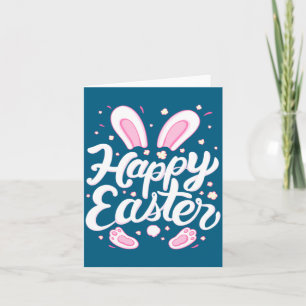 Frohe Ostern Tag Hase Kaninchen Frühling Grafik Fü Karte