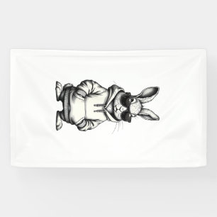 Frohe Ostern Tag Hase Ostern Jungen Mädchen Teenag Banner