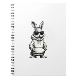 Frohe Ostern Tag Hase Ostern Jungen Mädchen Teenag Notizblock