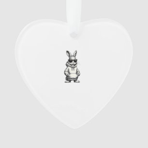 Frohe Ostern Tag Hase Ostern Jungen Mädchen Teenag Ornament