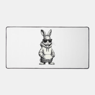 Frohe Ostern Tag Hase Ostern Jungen Mädchen Teenag Schreibtischunterlage