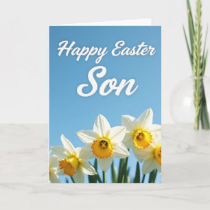 Frohe Ostern toller Sohn Karte