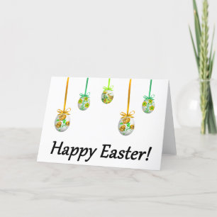 Frohe Ostern! (Ukrainisch-inspiriert) Karte
