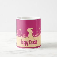 Frohe Ostern, verträumter Hase
