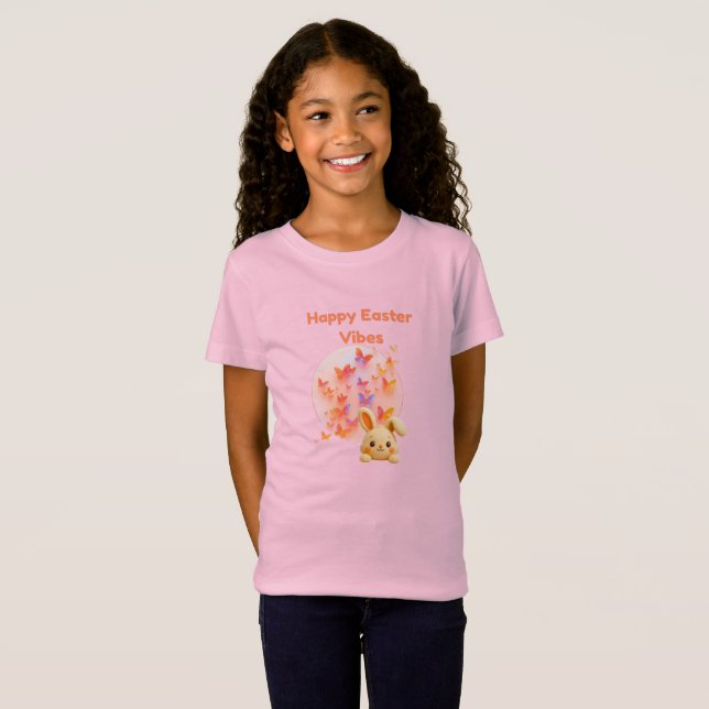 Frohe Ostern Vibes T-Shirt (Vorne ganz)