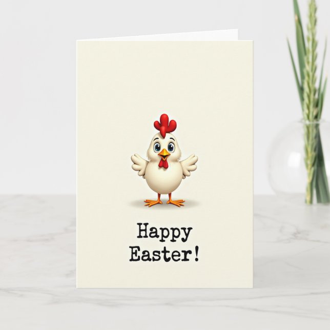 Frohe Ostern Vogel Freund Karte (Vorderseite)