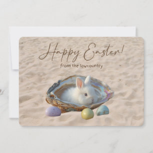 Frohe Ostern von der Lowcountry-Austernschale Feiertagskarte
