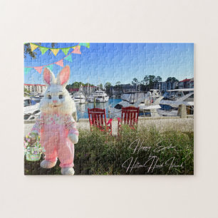 Frohe Ostern von Hilton Head Island Harbour Town Puzzle