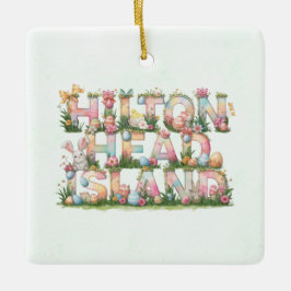 Frohe Ostern von Hilton Head Island Keramikornament