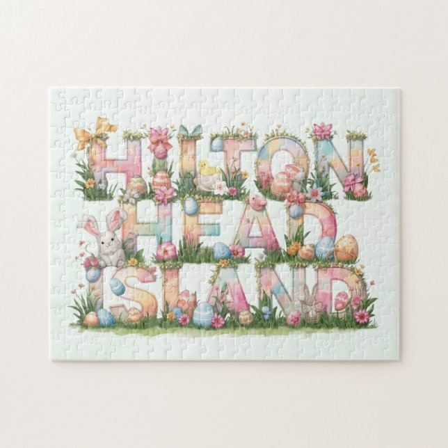 Frohe Ostern von Hilton Head Island Puzzle (Horizontal)
