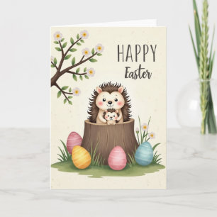 Frohe Ostern Wasserfarben Grußkarte Karte