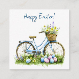 Frohe Ostern Wasserfarben-Karte Begleitkarte