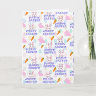 Frohe Ostern wünsche ich jedem Häschen Karte