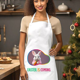 Frohe Ostern! Zeichen Schürze