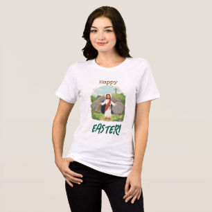 Frohe Osternzeit Beste Wünsche Karfreitag Tri-Blend Shirt