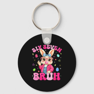 Frohe Ostertag Coquette Schleife Bunny Six Seven M Schlüsselanhänger