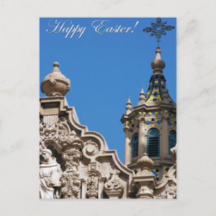 Frohe Osterzeit Balboa Park im Foto San Diego Feiertagspostkarte
