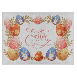 Frohe Osterzeit Schneidebrett