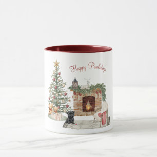 Frohe Pawlidays Hunde-Design - Affenpinscher Tasse
