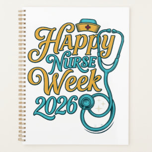 Frohe Pflegerwoche 2026 Stethoskop-Shirt-Design_1 Planer