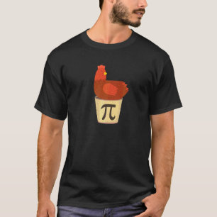 Frohe Pi Tag Lustige Hühnchen Topf Pastete 3 14 Wi T-Shirt